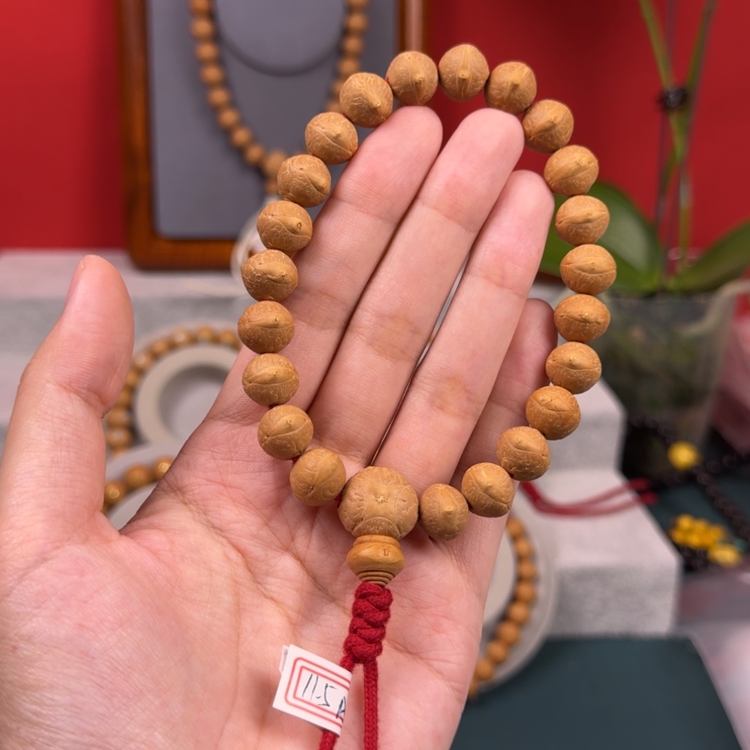 凤眼菩提手串11.5左右素串凸眼