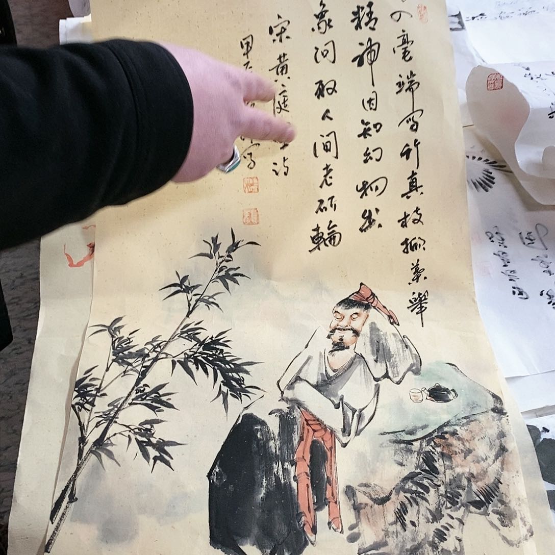 国画国画手绘书法作品