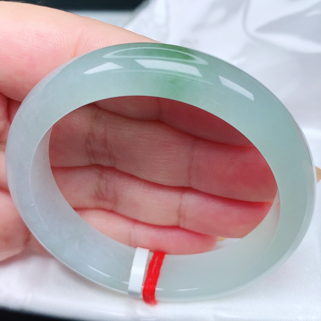 未镶嵌手镯翡翠28冰晴冰透