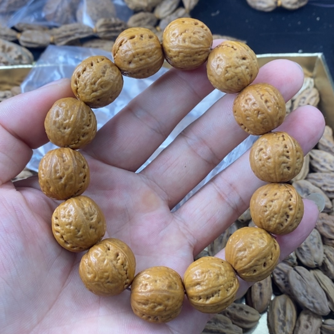 野生小秋子光头手串