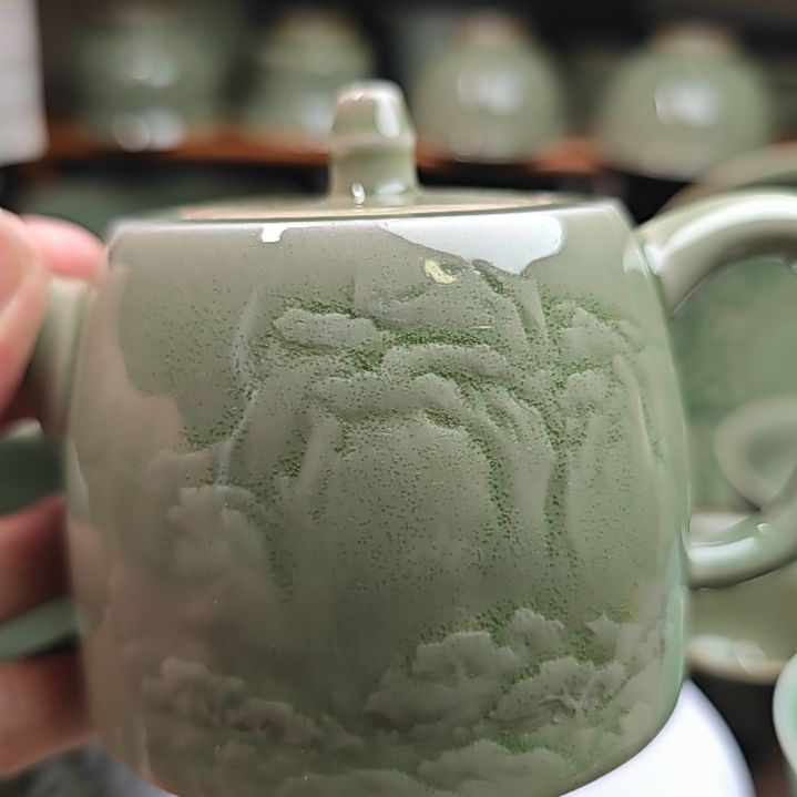 随**啦耀州窑唐宋半手茶壶200cc