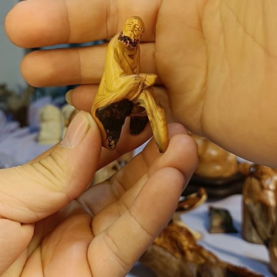 柏木（崖柏）太行崖柏寿星手把件