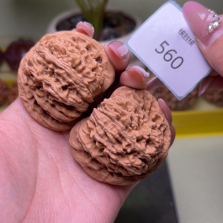 文玩核桃把件46尺全品楼560