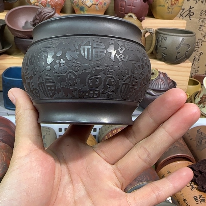 紫砂茶杯宜兴紫砂