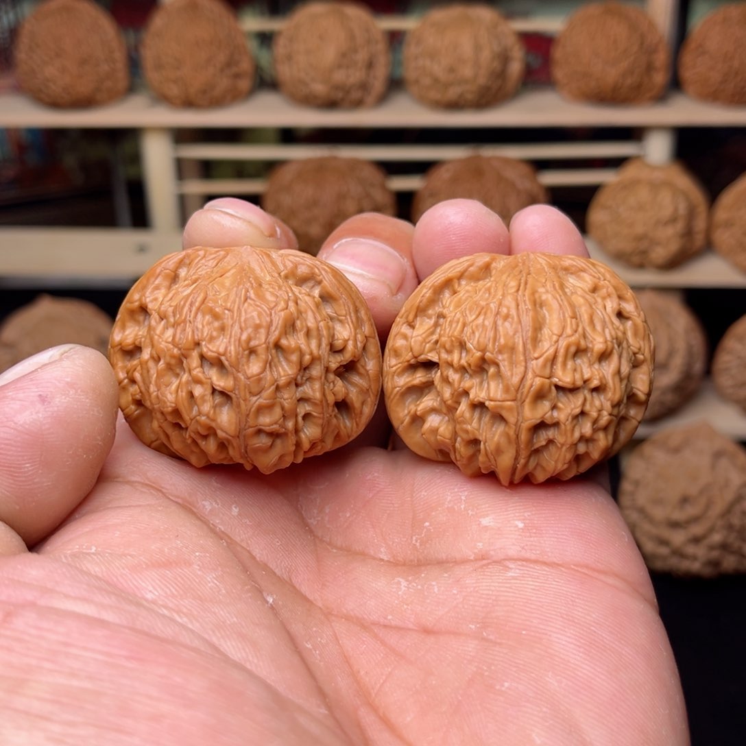 文玩核桃把件文玩核桃把件40尺磨盘