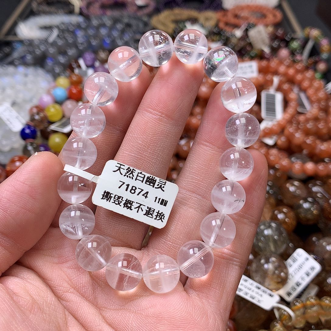 水晶手链未镶嵌，