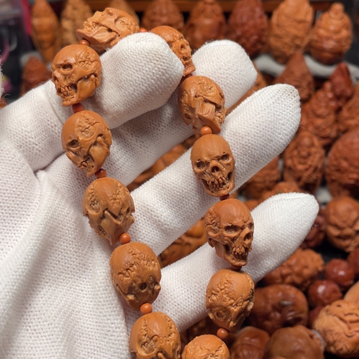 【闪购商品】橄榄核手串/手链经典骷髅手串