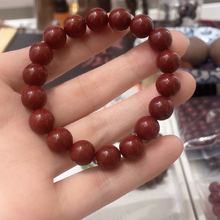 泥塑合香珠红麝1.0单圈