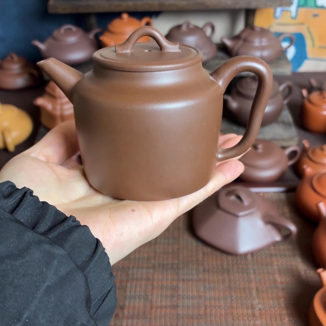 紫砂茶壶紫砂壶。 