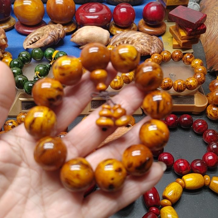 松木用****2琥珀木手串黄油留疤2.0尺寸