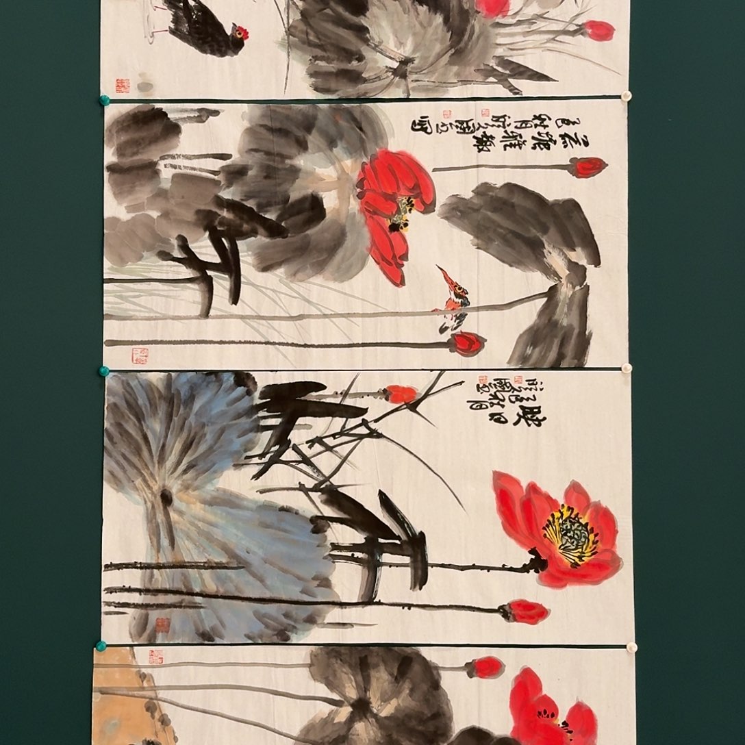 国画单国玉老师的作品