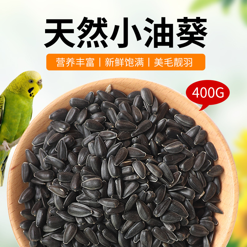 鹦鹉瓜子饲料鸟食油葵小瓜子珍珠粮食牡丹玄风鸟粮黑珍珠仓鼠零食