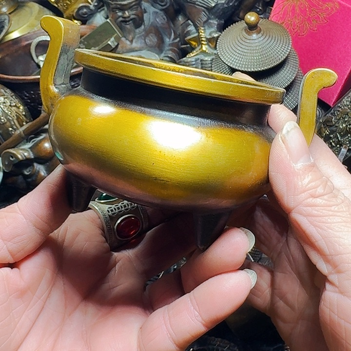 铜器摆件收收藏藏