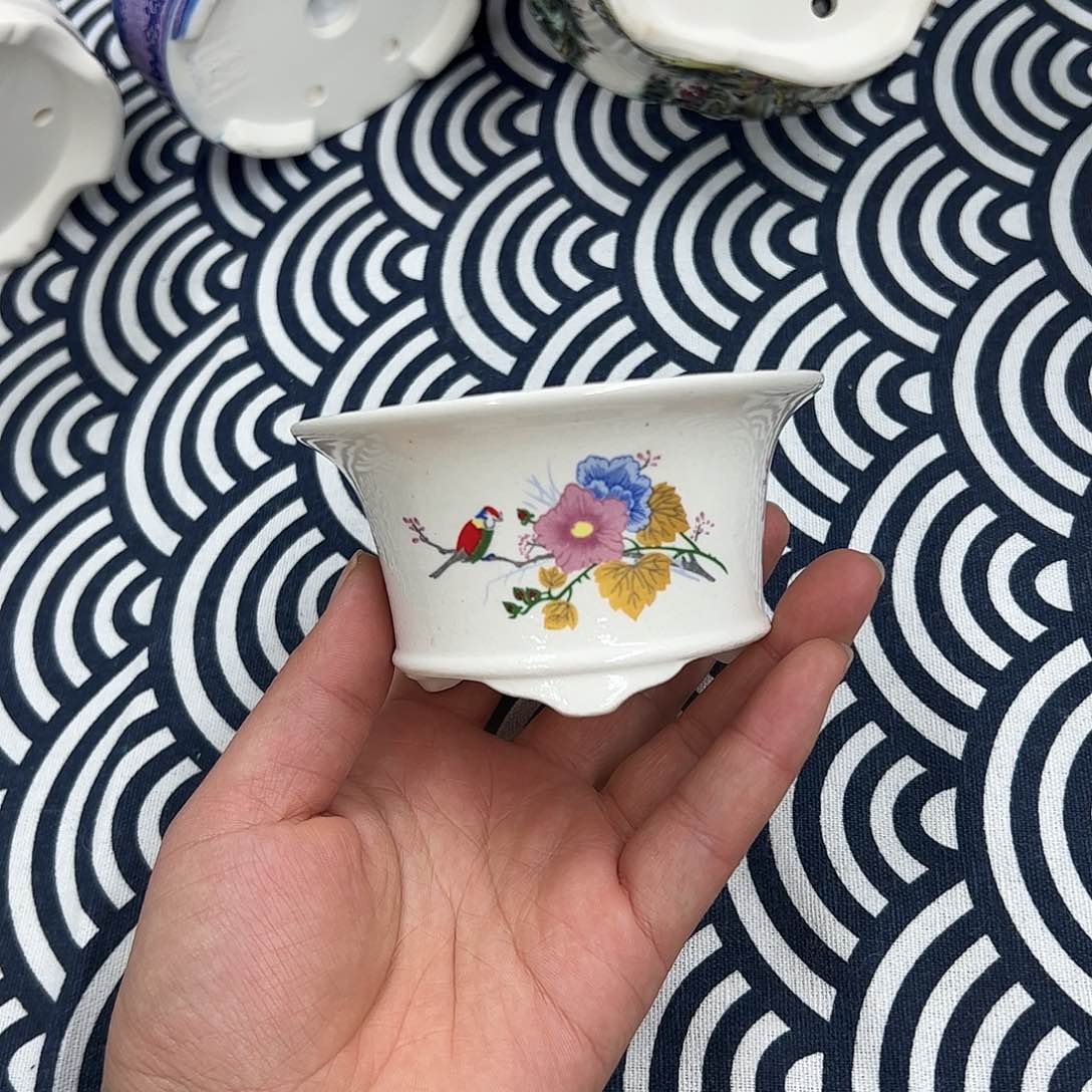 紫砂花盆529号瑕疵9.5/5cm