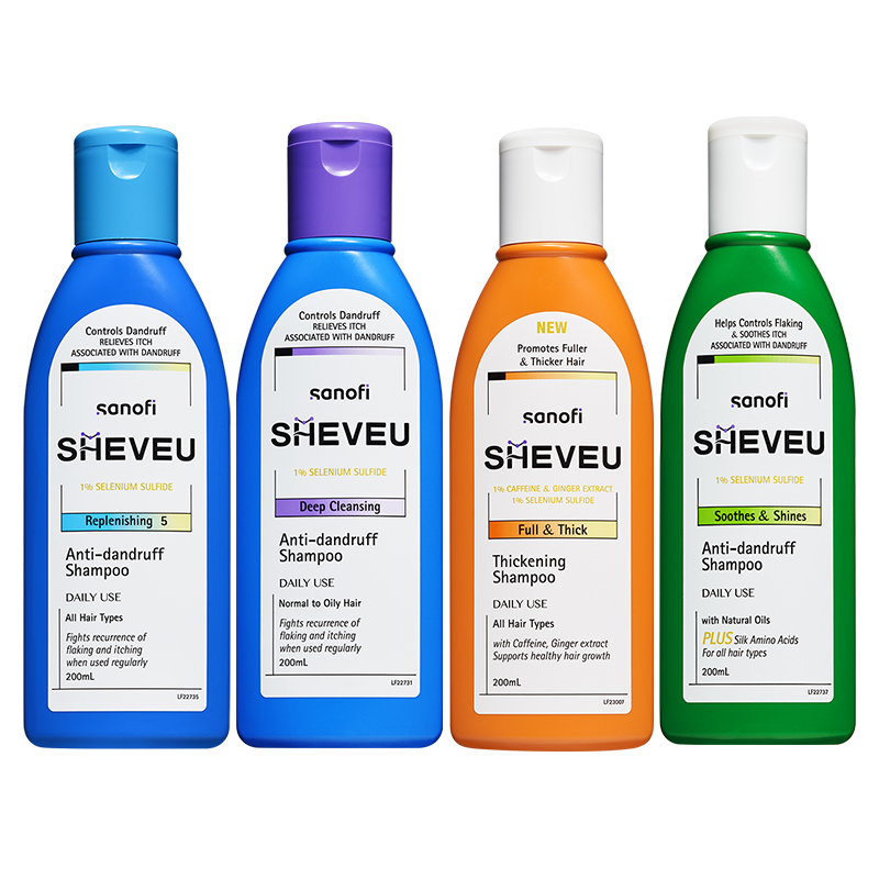 SHEVEU赛逸洗发水二硫化硒去屑止痒控油滋养修护无硅油洗发膏