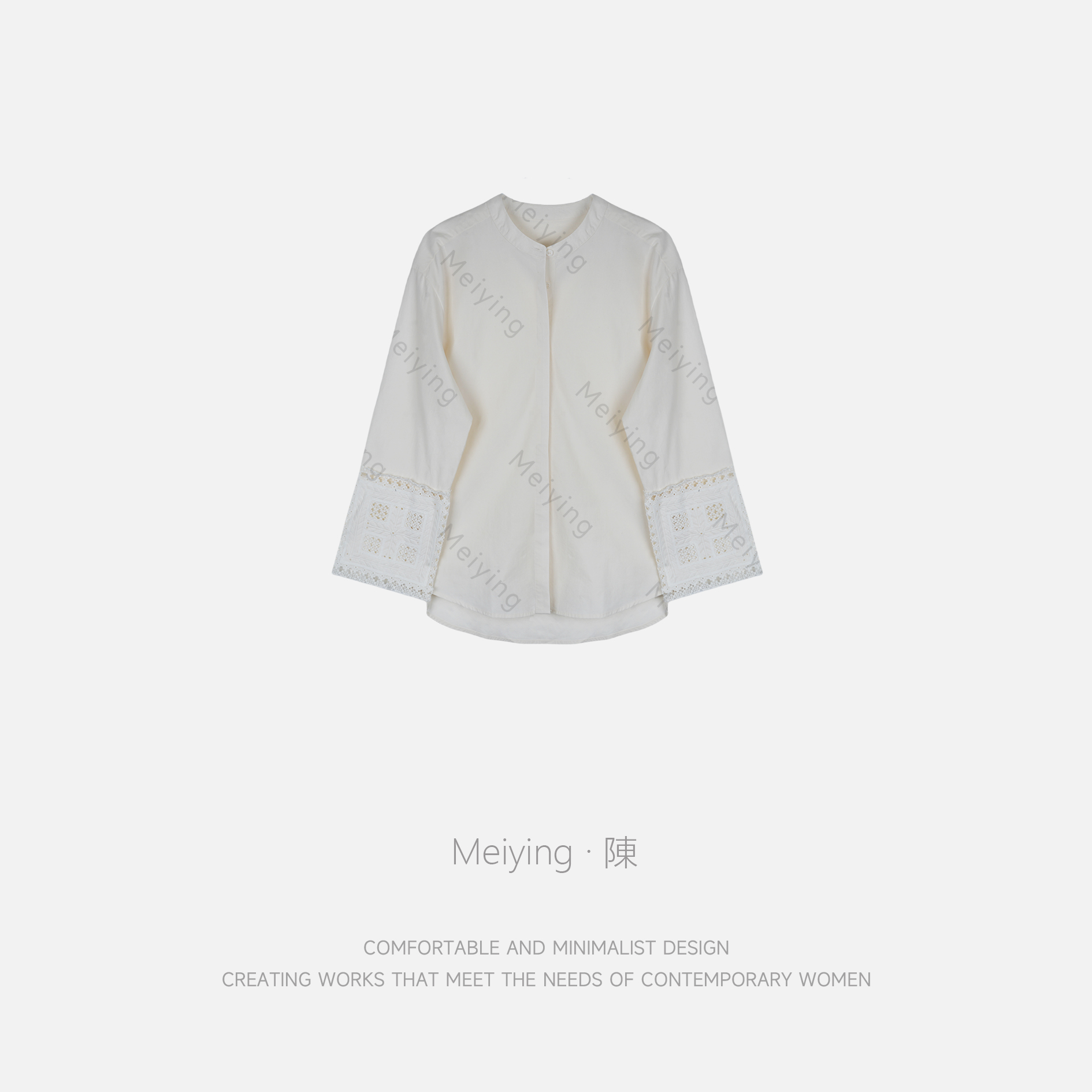Meiying-“云朵”天丝棉混纺轻柔衬衫YA5QC012