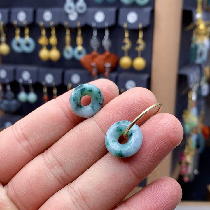 未镶嵌翡翠耳饰耳饰