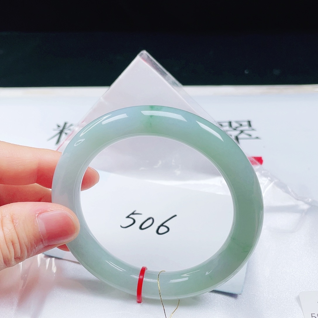 翡翠未镶嵌手镯59圈口