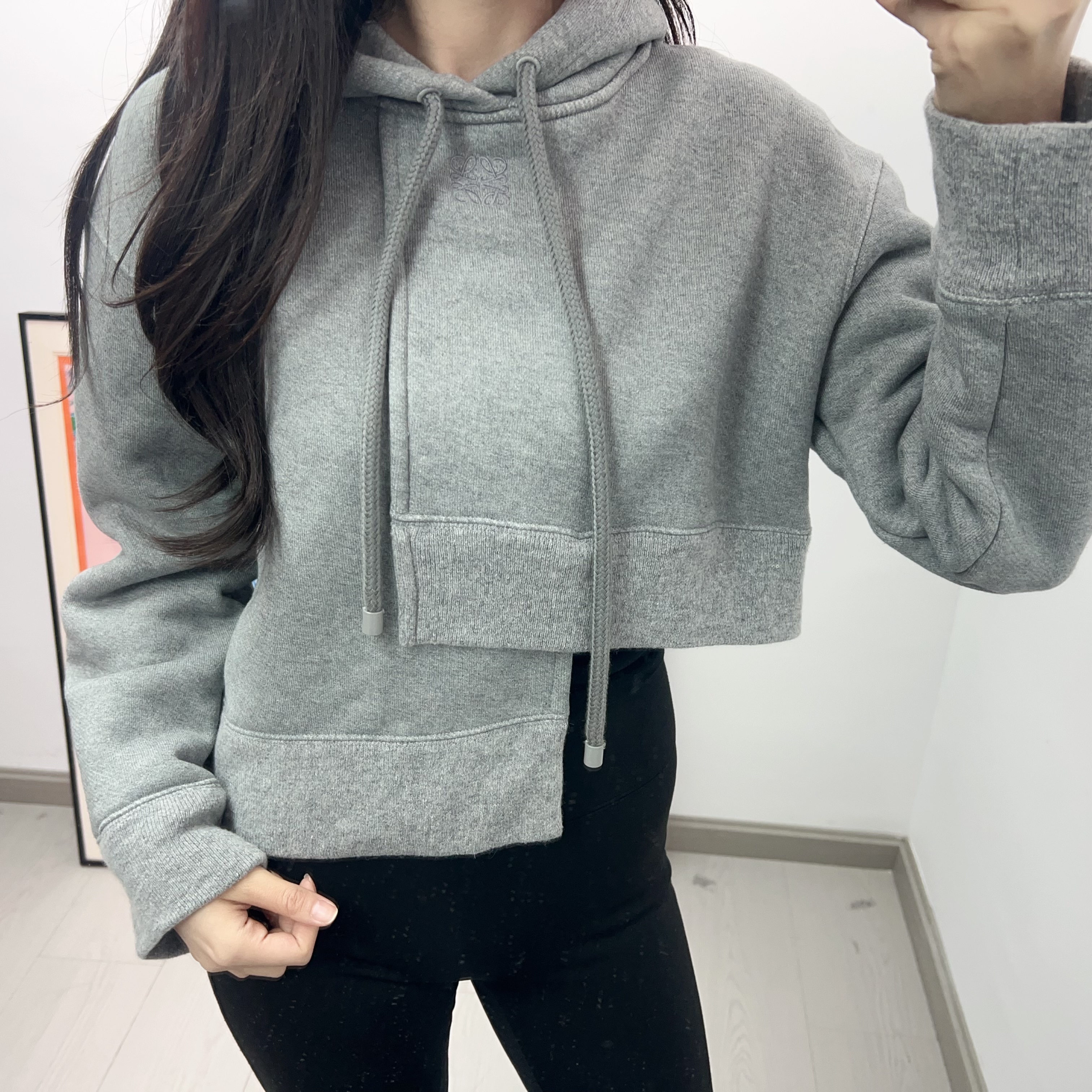 95新 LOEWE/罗意威 麦殿/短款卫衣Xs码/251126VZRVP05