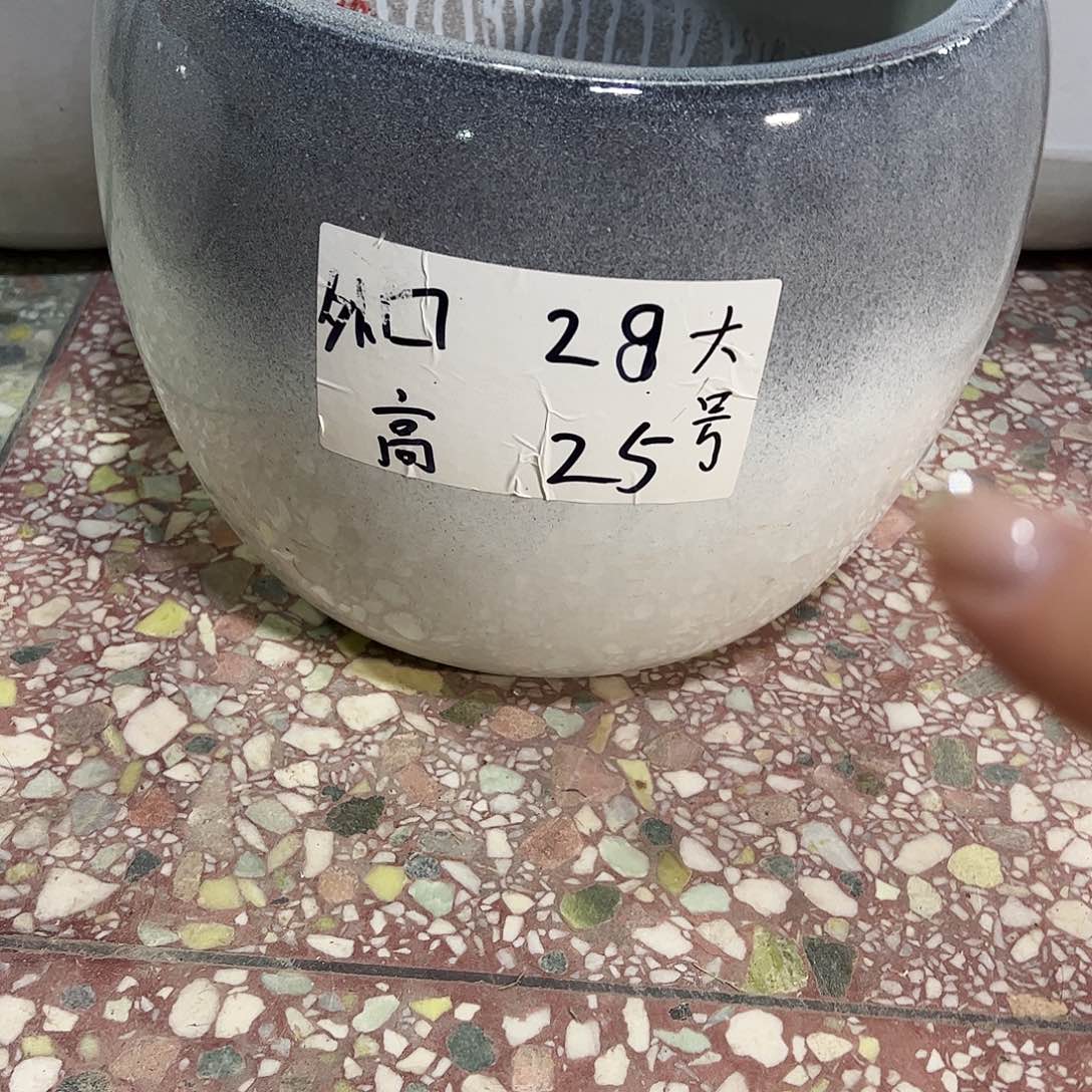 陶瓷陶瓷大花盆 瑕疵品