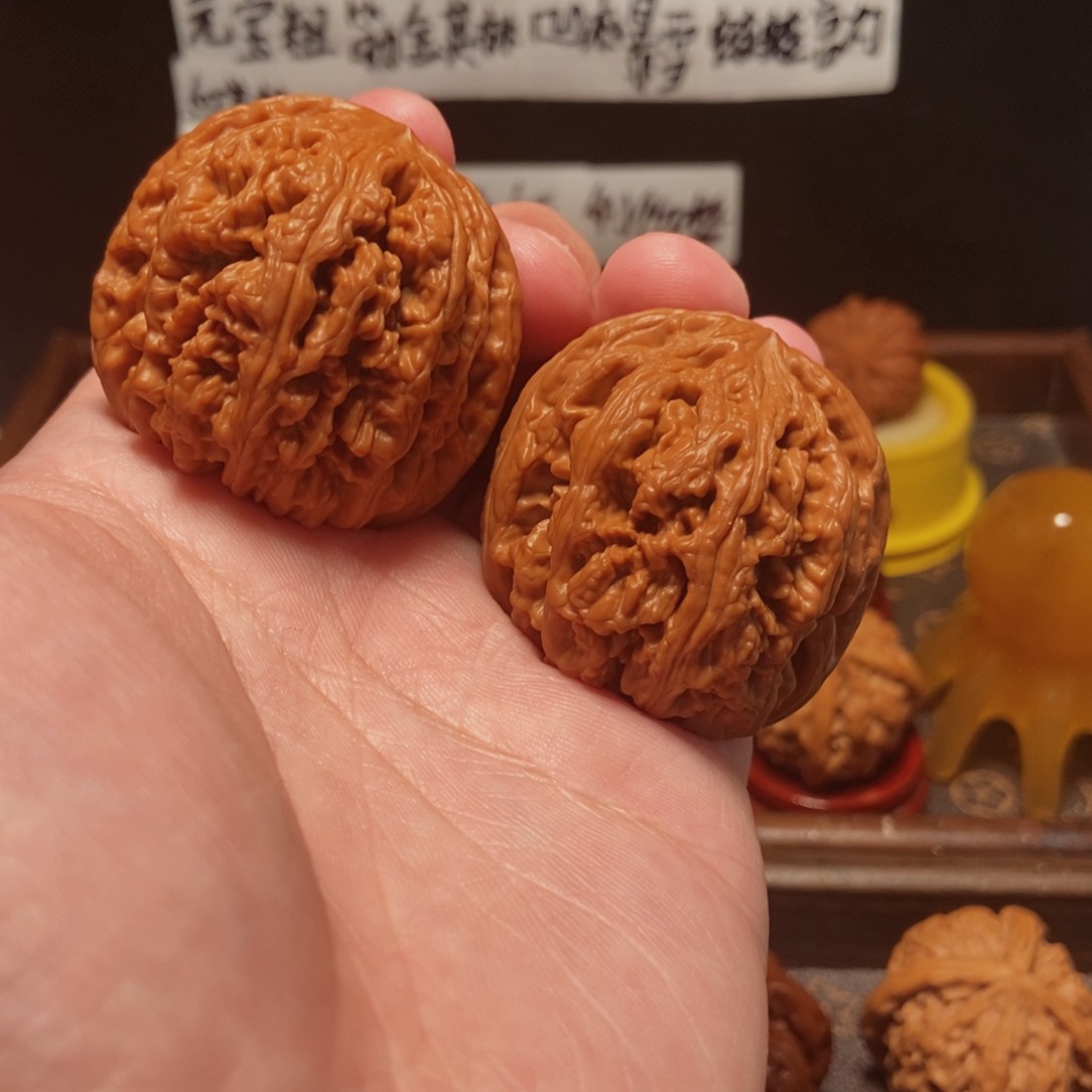 吊坠文玩核桃粗筋44尺25