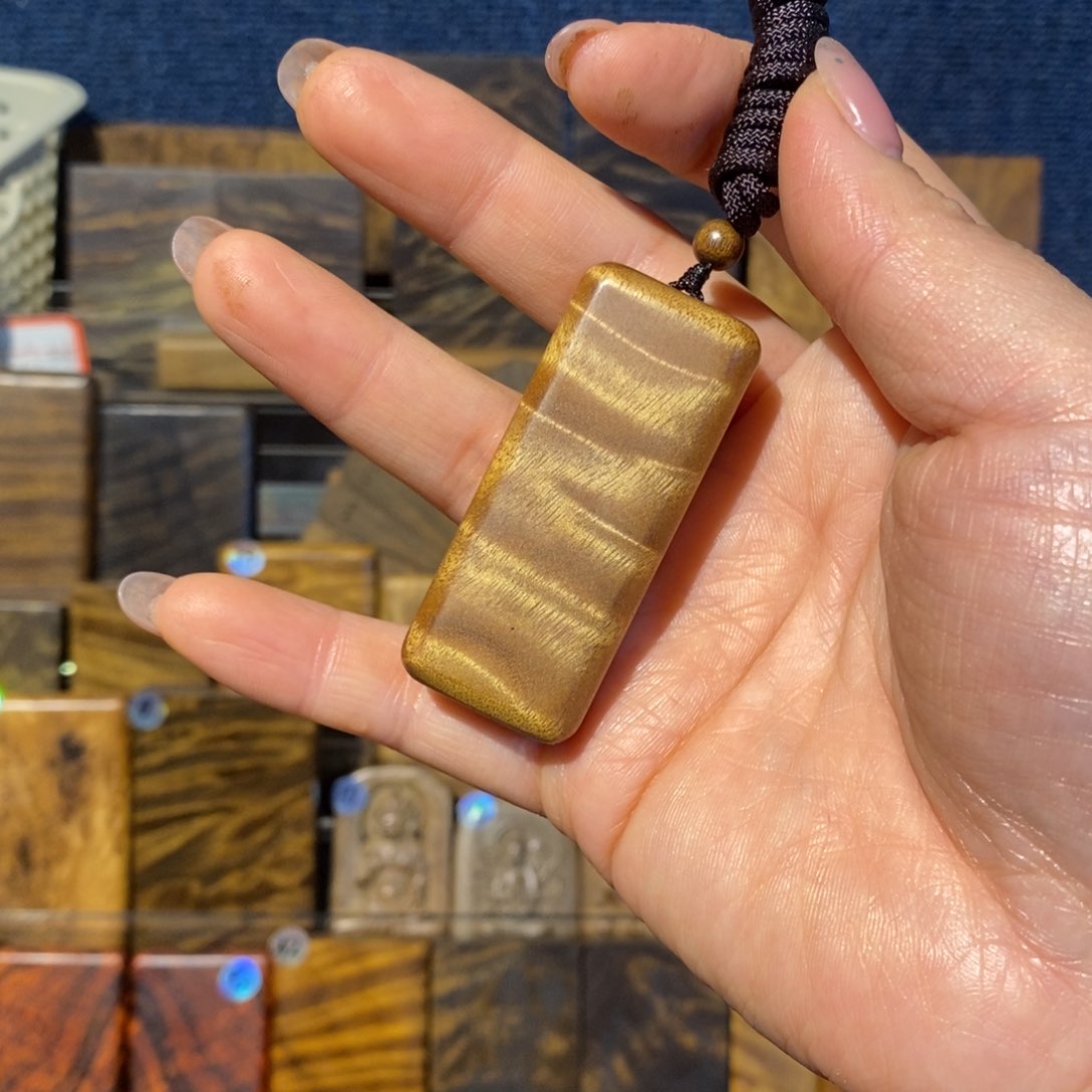 金丝楠无事牌金丝楠木小叶桢楠