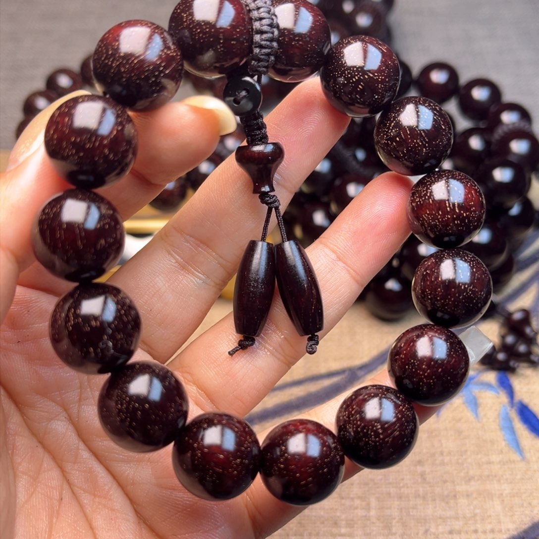 檀香紫檀（小叶紫檀）1.5 15颗满星