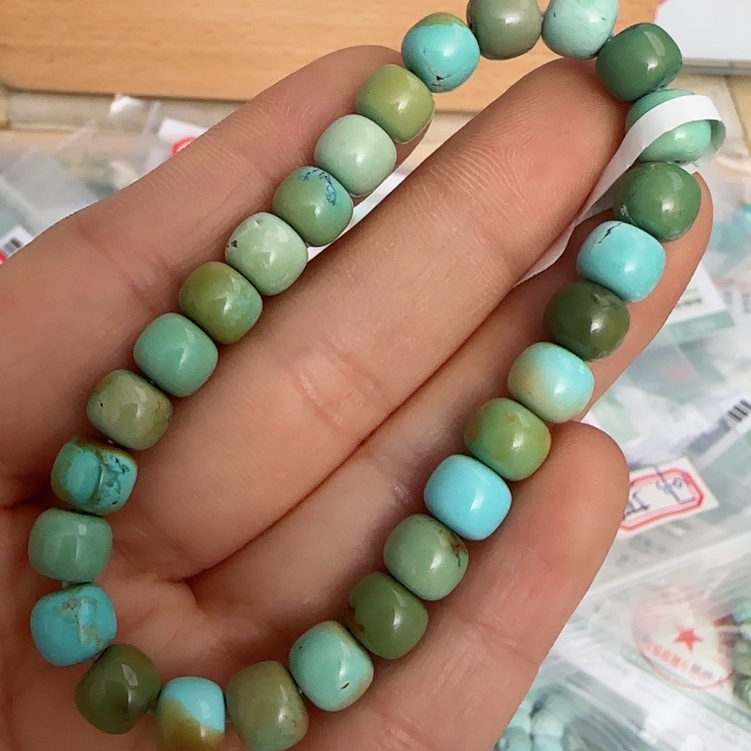 绿松石珠宝半成品未镶嵌
