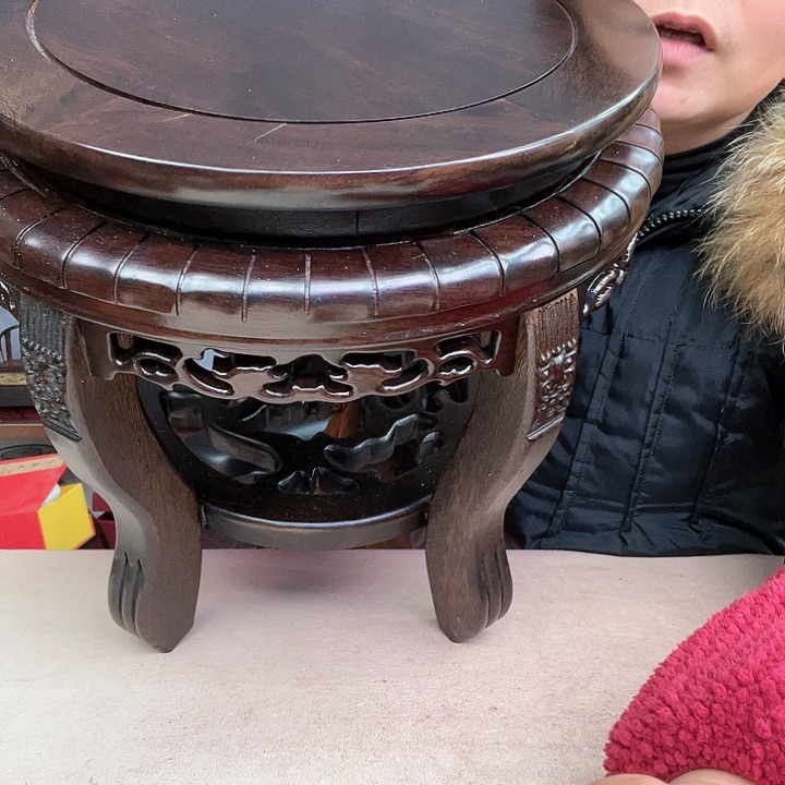 乌木类端景台小李红木工艺品2094