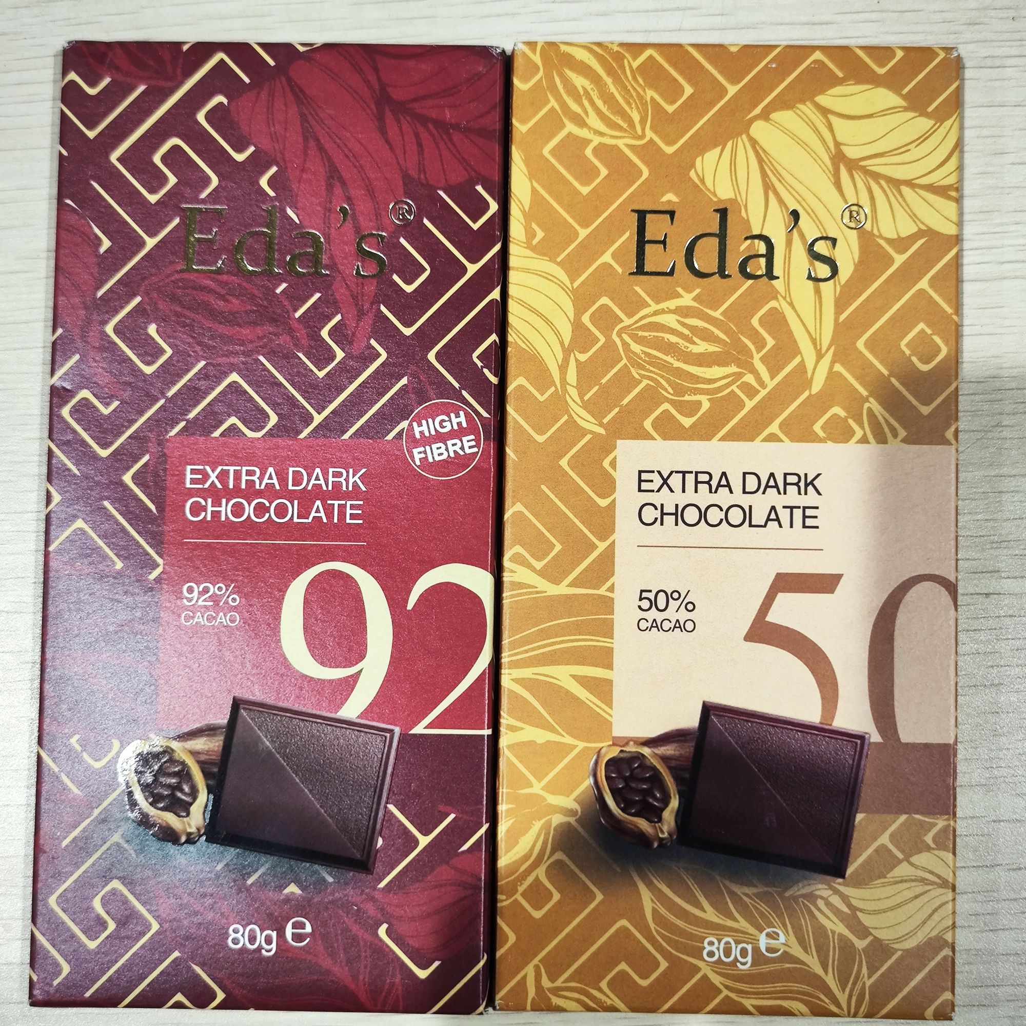 【最近26-4-16到期】艾达的世界黑巧克力80g*2