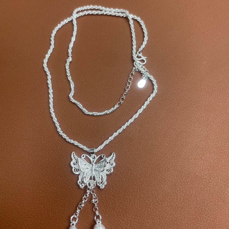 YZ051 蝴蝶吊坠精品项链 无礼盒