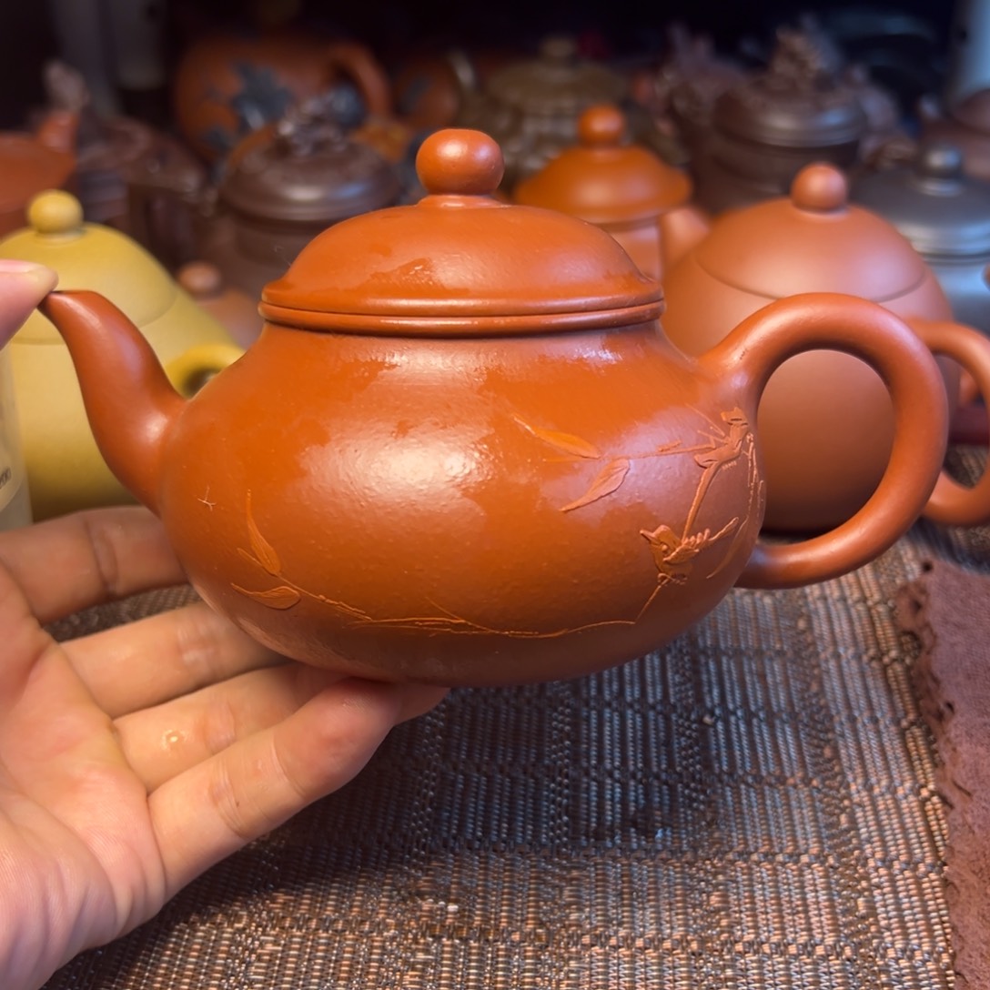 茶壶紫砂宜兴原矿紫砂壶350毫升容量