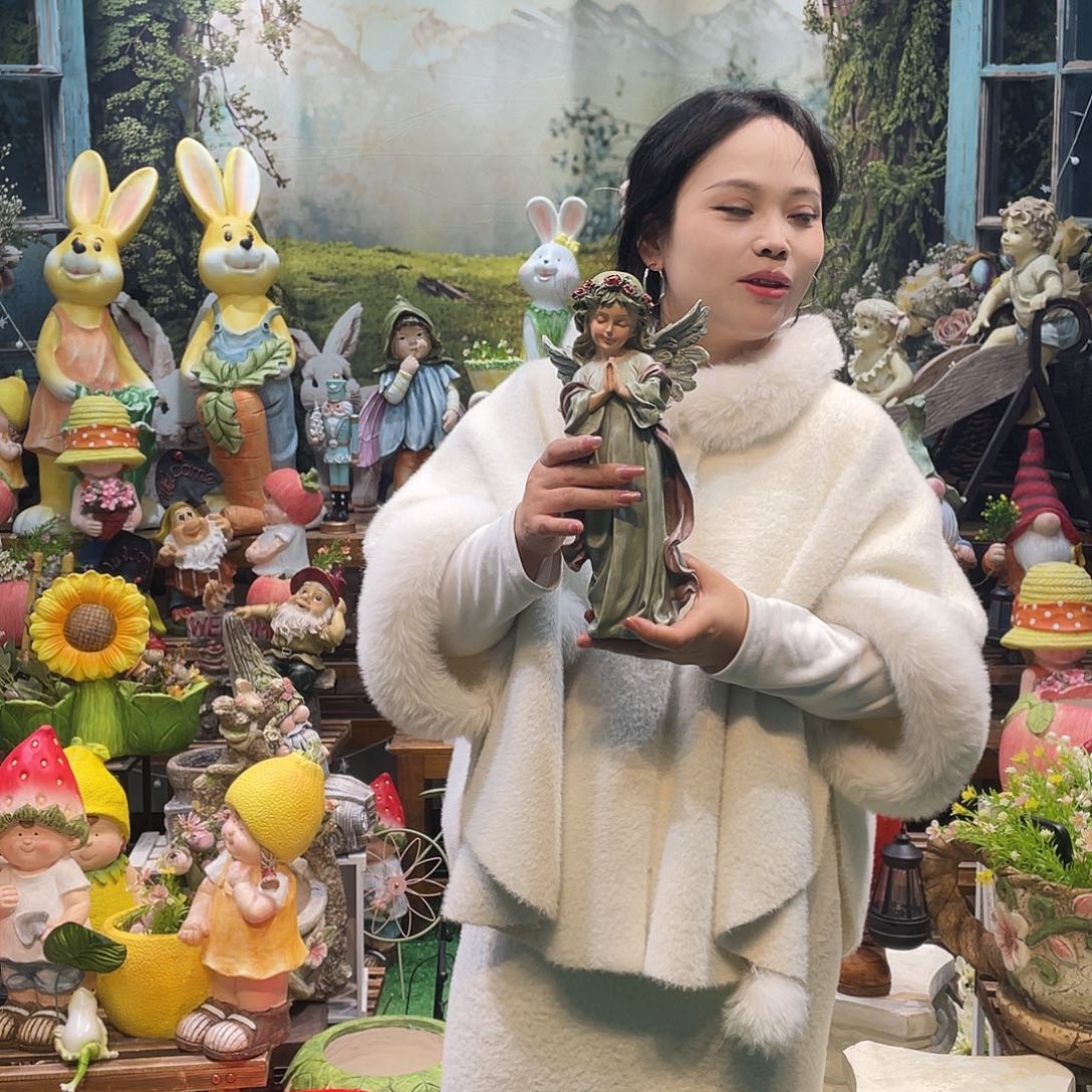 摆件花园摆件红红火火