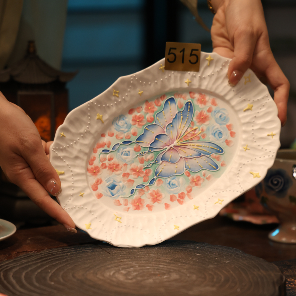 515景德镇高温釉下彩绘设计师款式