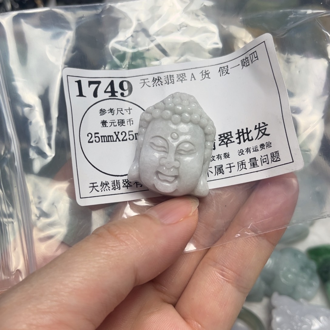 翡翠未镶嵌吊坠(不含链)1749