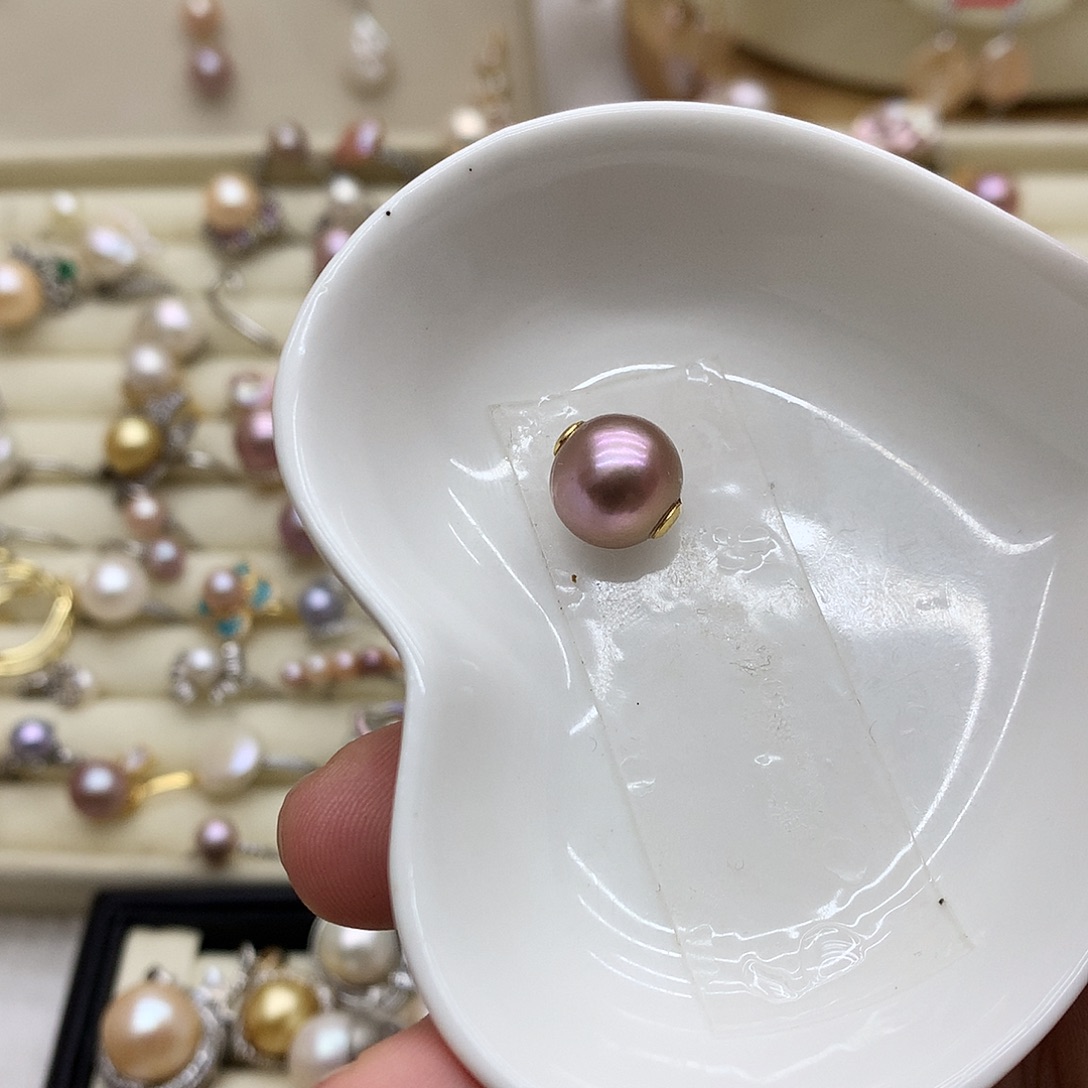 淡水珍珠颈饰银S925镶嵌