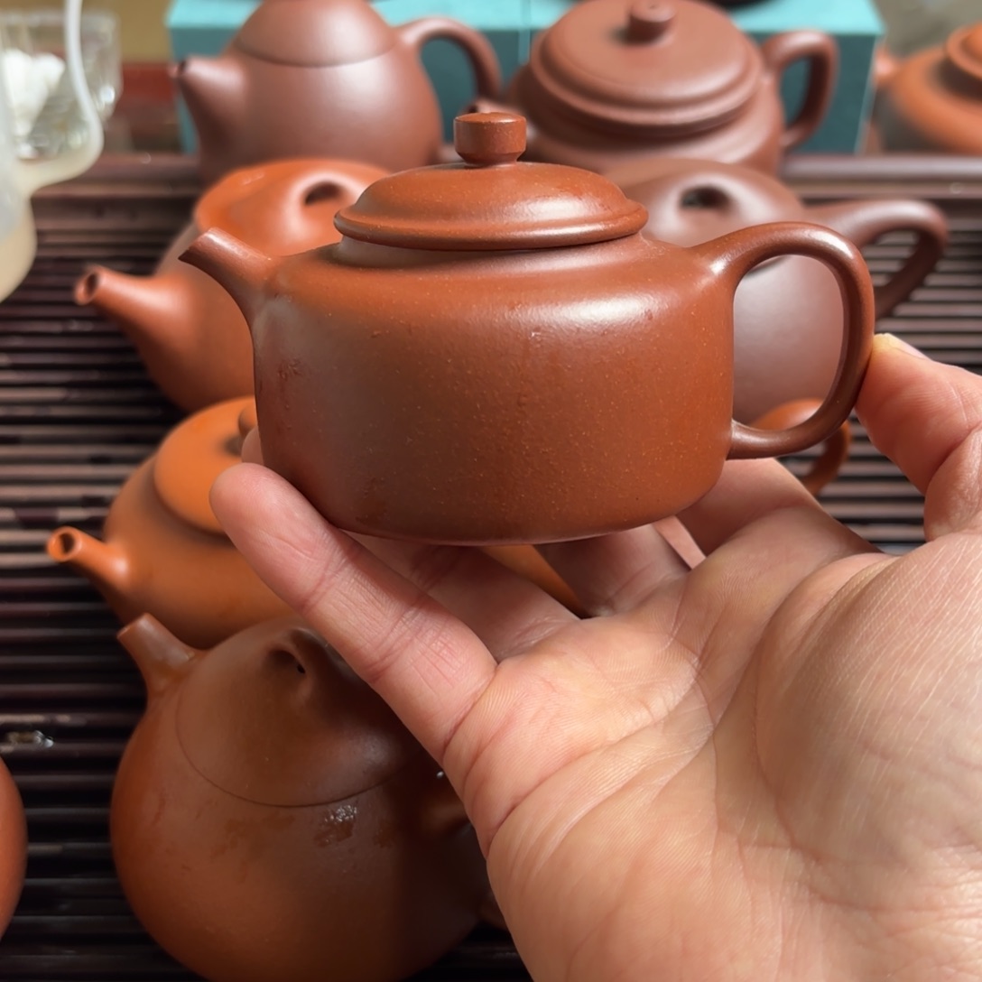 紫砂茶壶李*全手工瑕疵