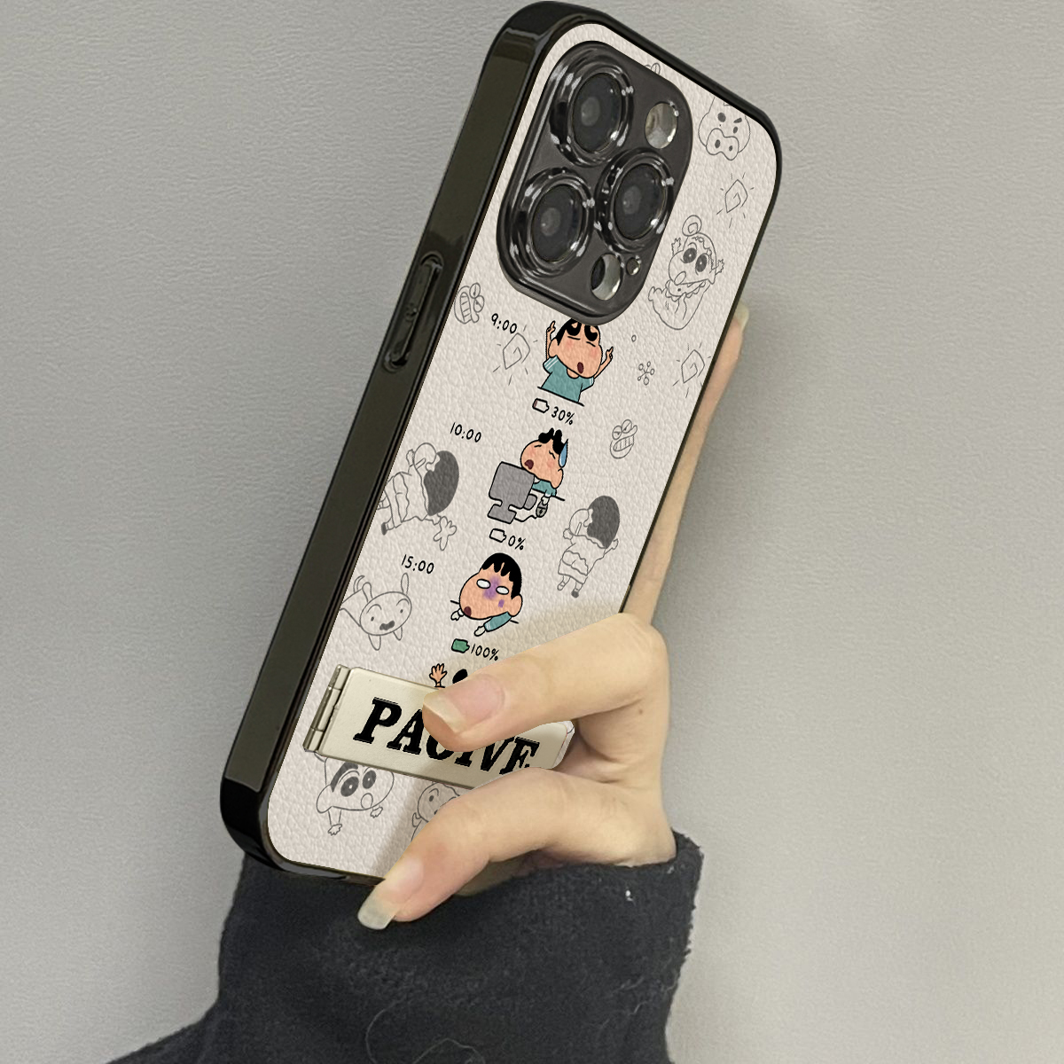 黑边工作小新适用苹果17ProMax手机壳iPhone华为OPPO小米vivo套