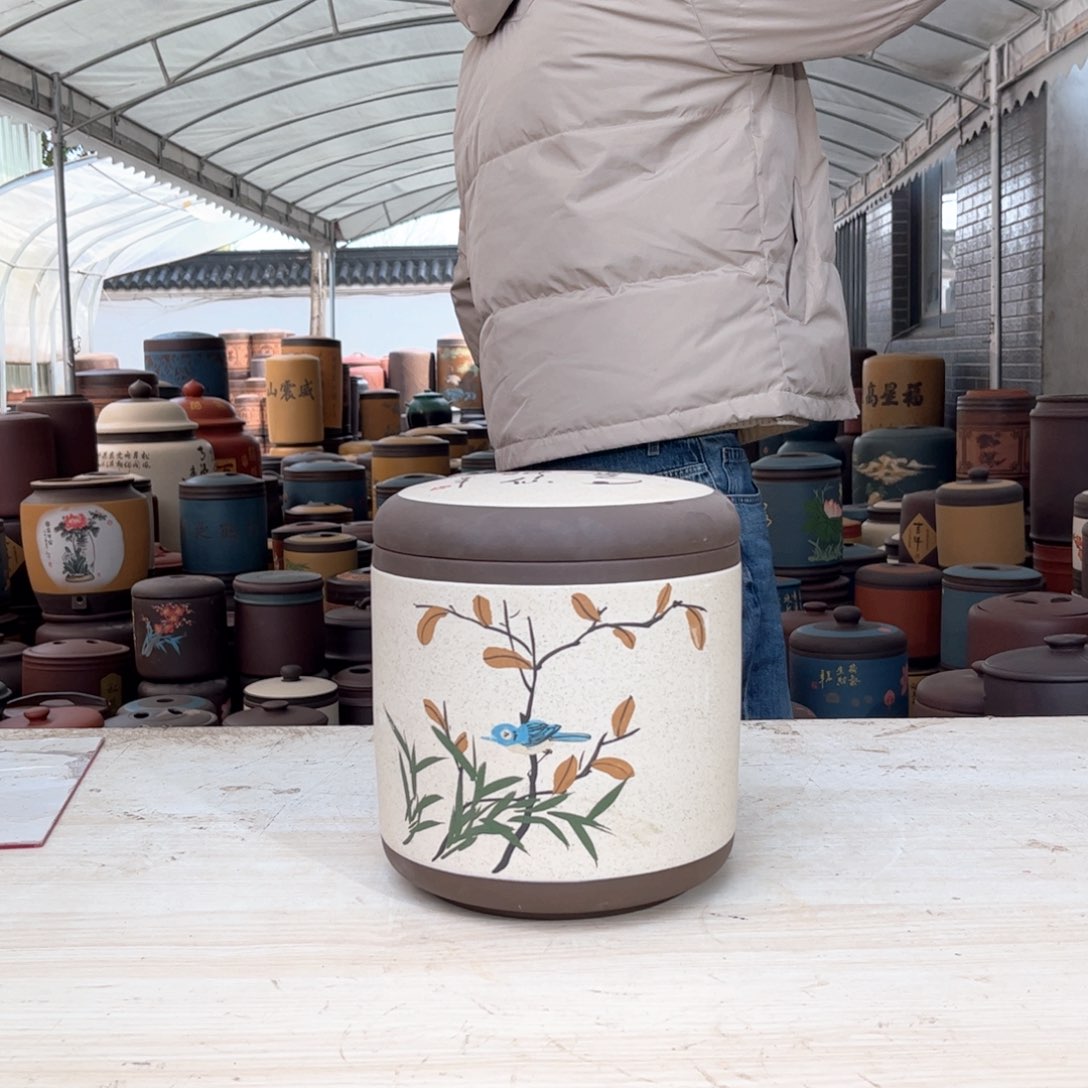 紫砂茶叶罐8 饼茶叶罐