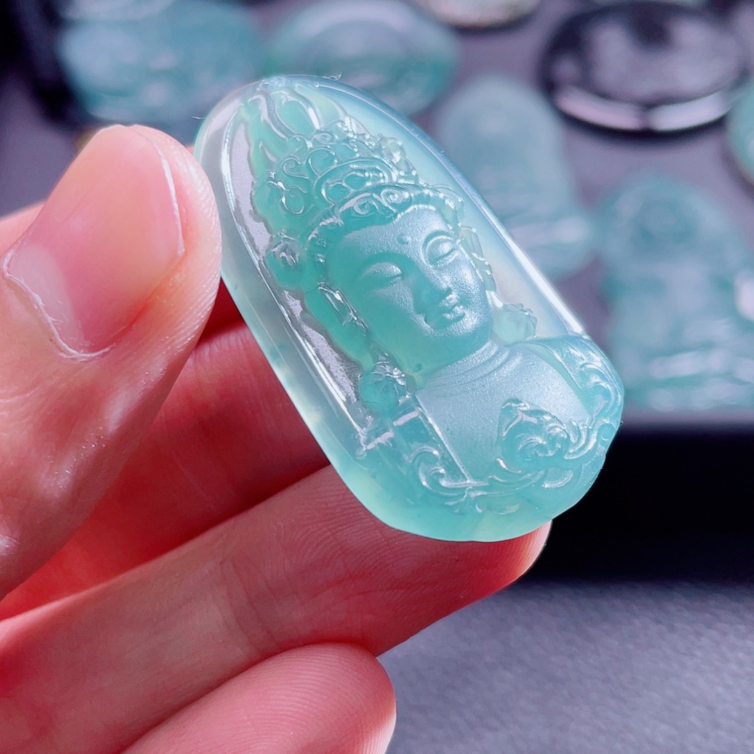 翡翠颈饰未镶嵌858689589