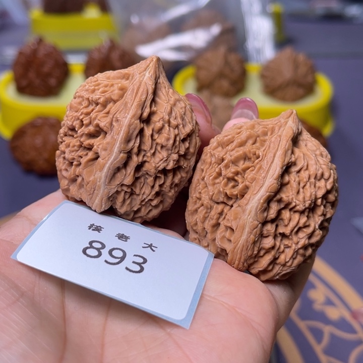 文玩核桃把件大蒜头35.893