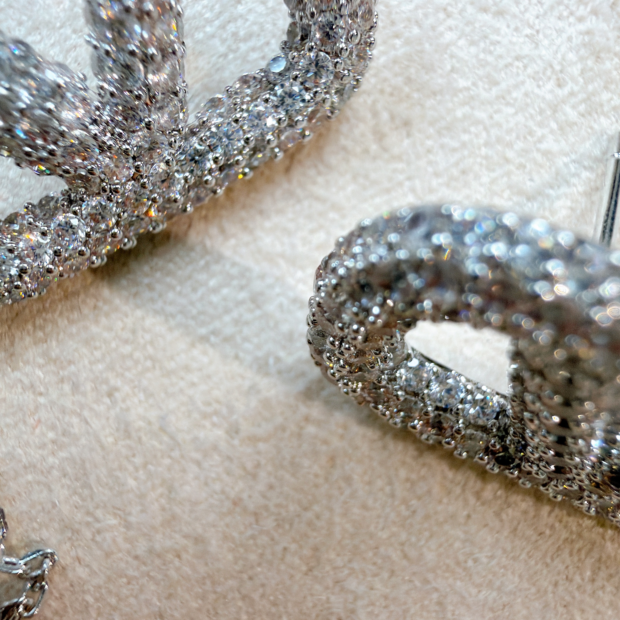 铜合金锆石耳饰 【AG•饰品】耳环AG00937