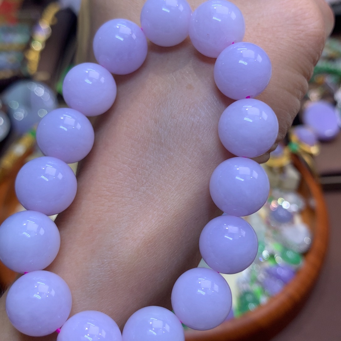 翡翠未镶嵌颈饰卡12mm