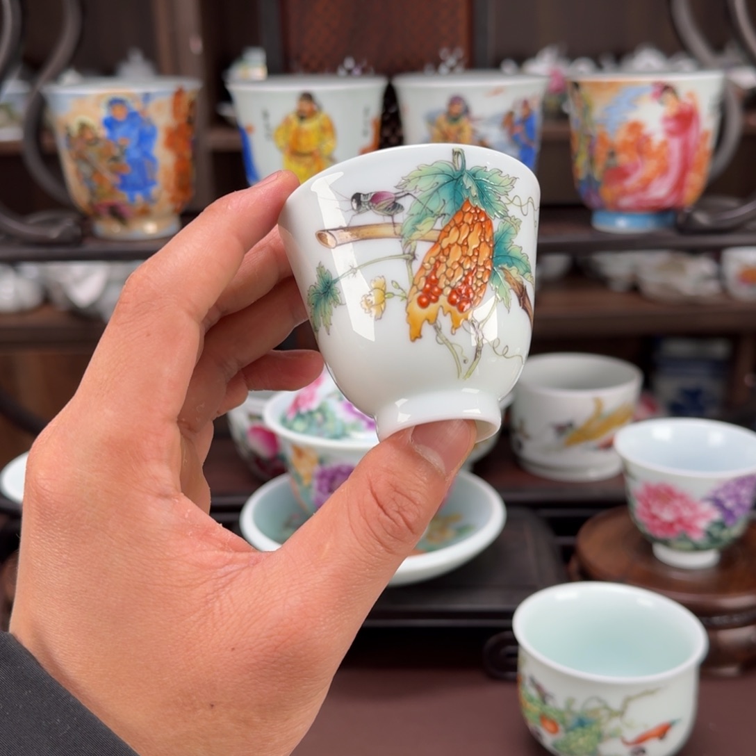 杯景德镇陶瓷艺术家作品欣赏