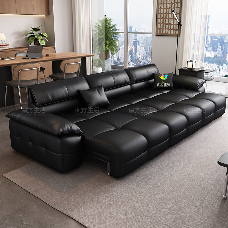 SOUTHLIFE/南方生活新TC808#平移电动头层牛皮沙发劳伦斯沙发新款