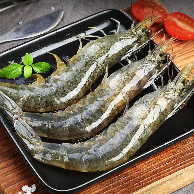 《2030》大大号海大虾新鲜活虾速冻锁鲜到手一盒4斤 一斤10-15只