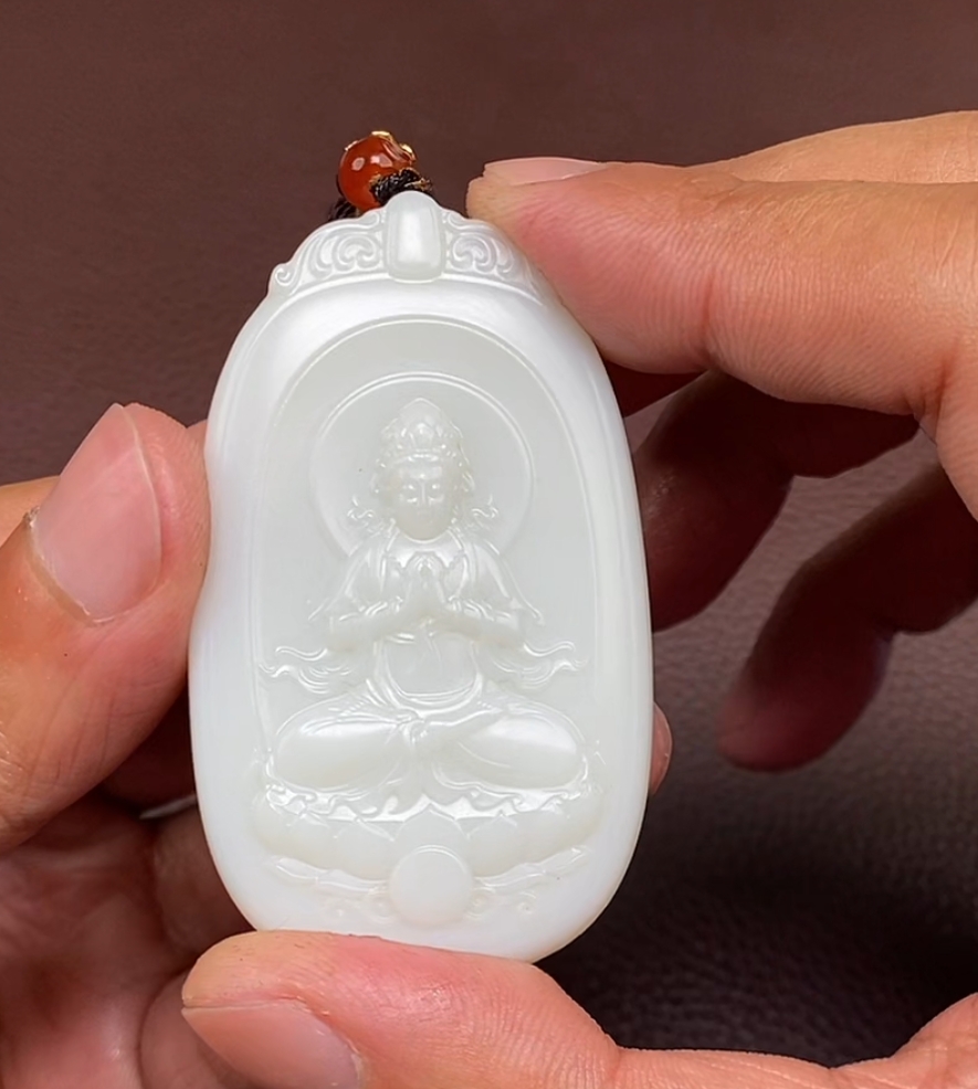 p1.16和田玉挂件多样性拍一发一未镶嵌156