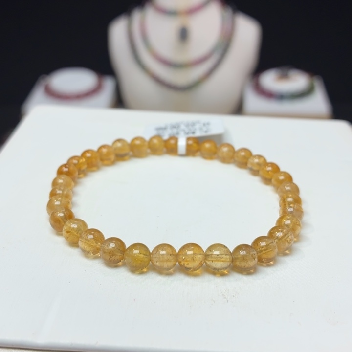 碧玺手链未镶嵌5.5mm±