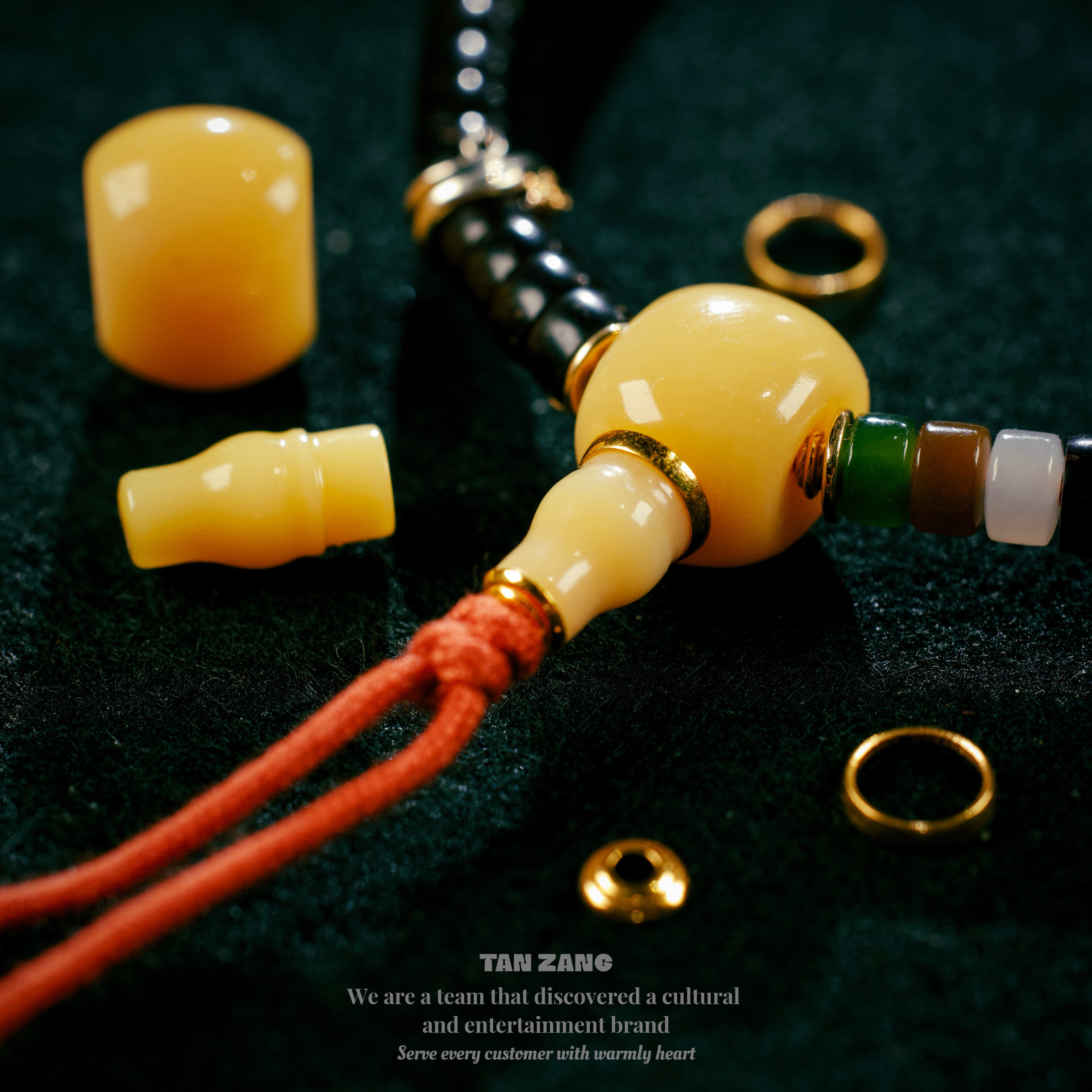 【探藏】驼骨分体三通精工百搭文玩配饰