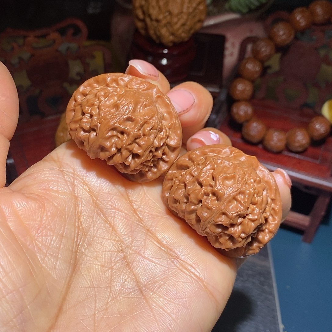 文玩核桃把件41.5宫灯